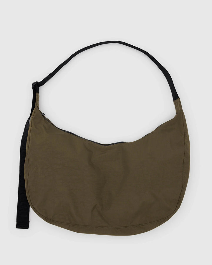 Large Nylon Crescent Bag - Seaweed