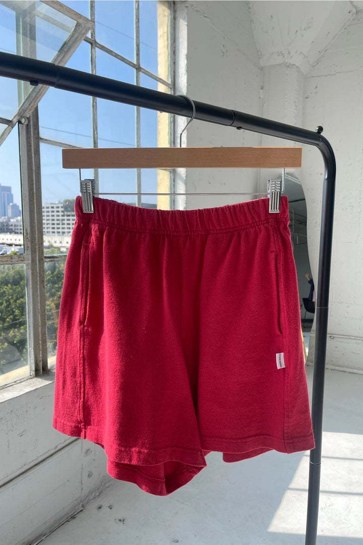 Flared Basketball Shorts - Crayon Red