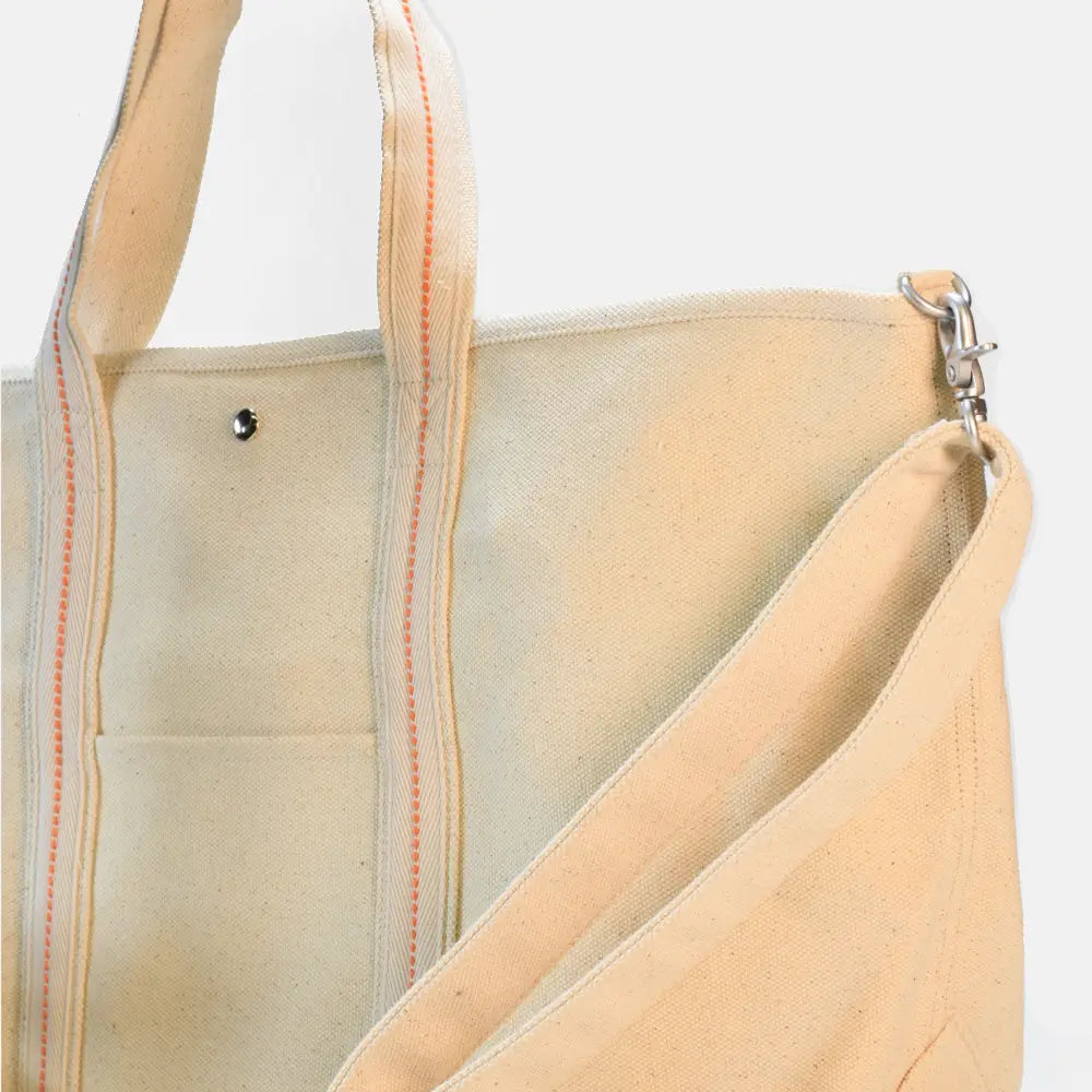 Rugged Natural Canvas Tote - Classic Everyday