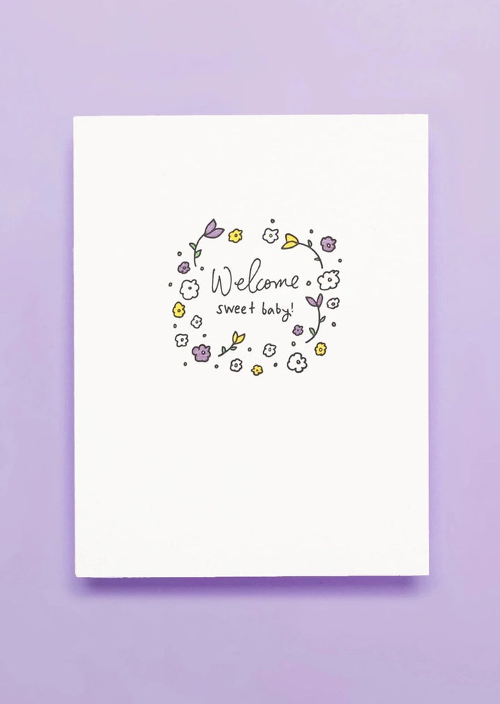 Welcome Sweet Baby Card