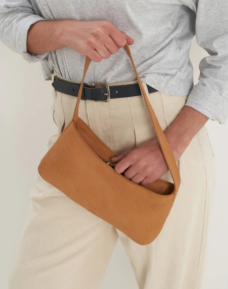 Pat Shoulder Bag - Saddle