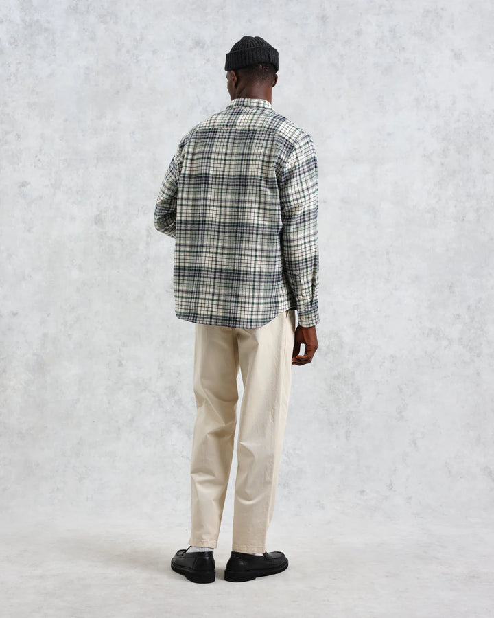 Shelly Flannel Shirt - Navy/ Green