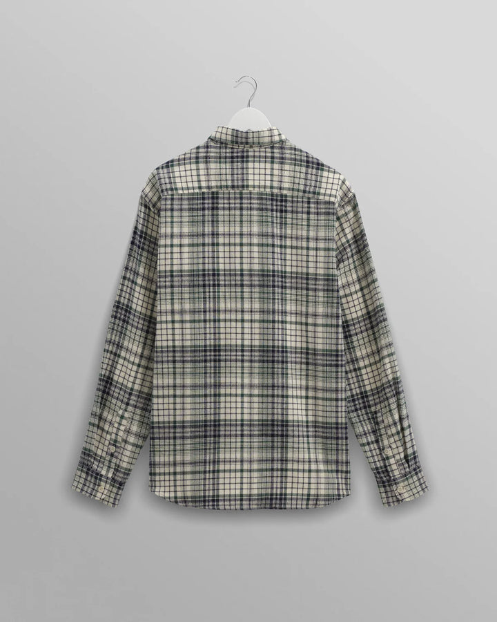 Shelly Flannel Shirt - Navy/ Green