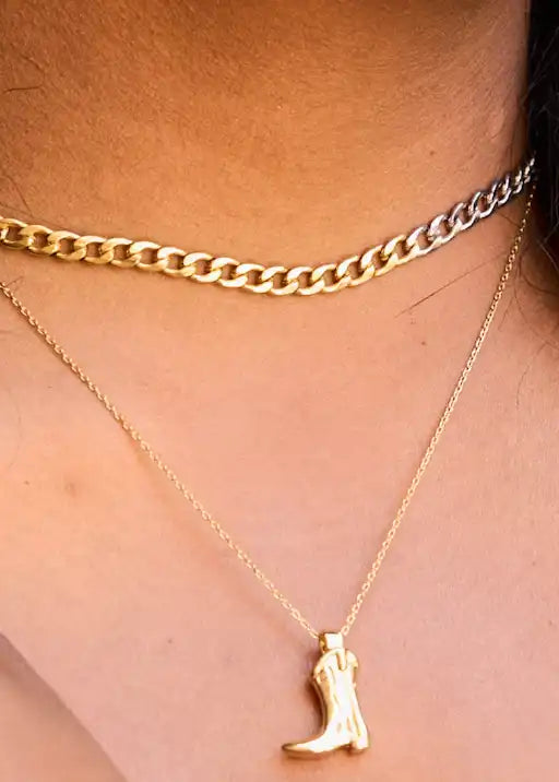 Chain Necklace - Two Toned