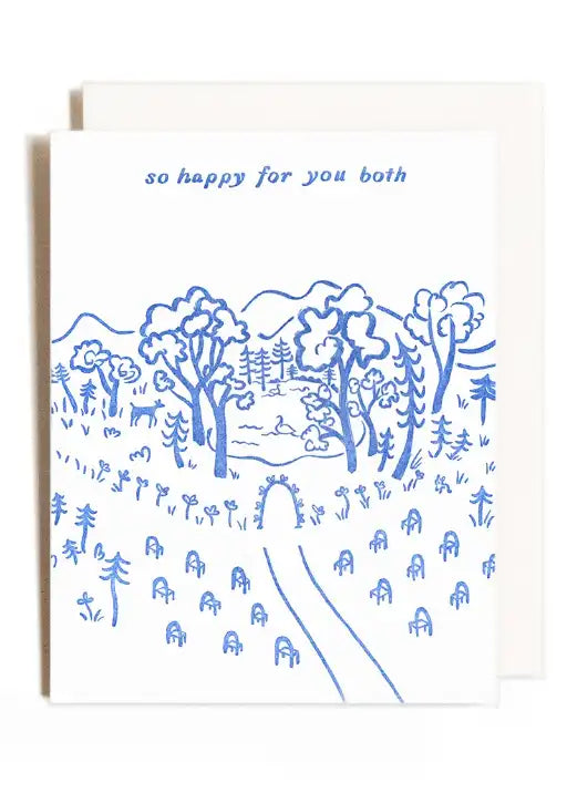 Wedding Pond Card