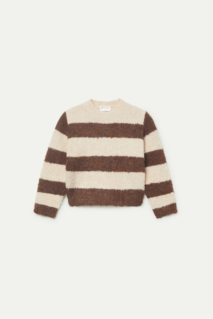 Brown Striped Sweater