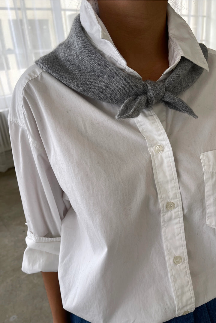 Cashmere Bandana - Heather Grey