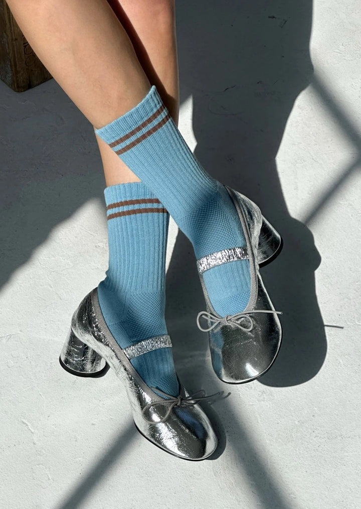 Boyfriend Socks - Powder Blue