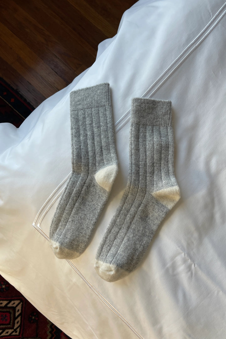 Classic Cashmere Socks - Grey Melange