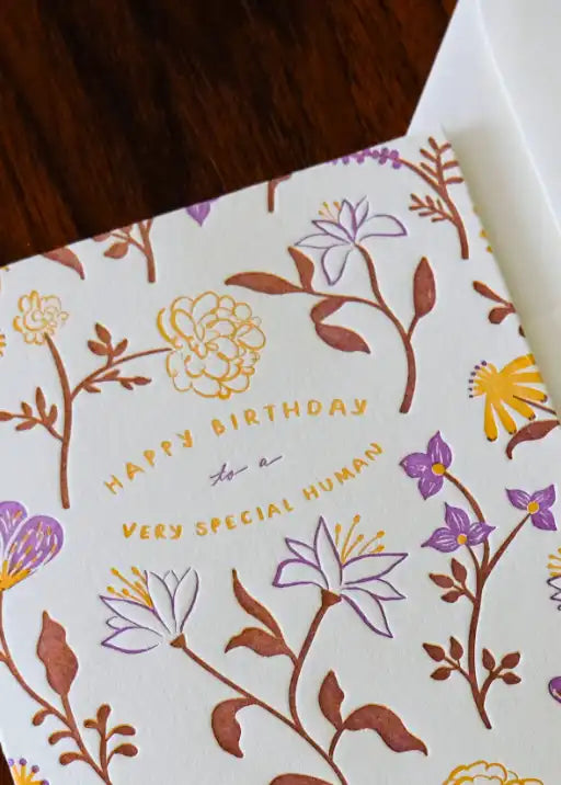 Special Human Birthday Card