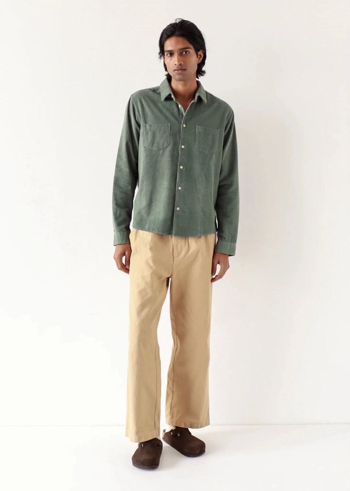 Classic Shirt Corduroy - Forest Green