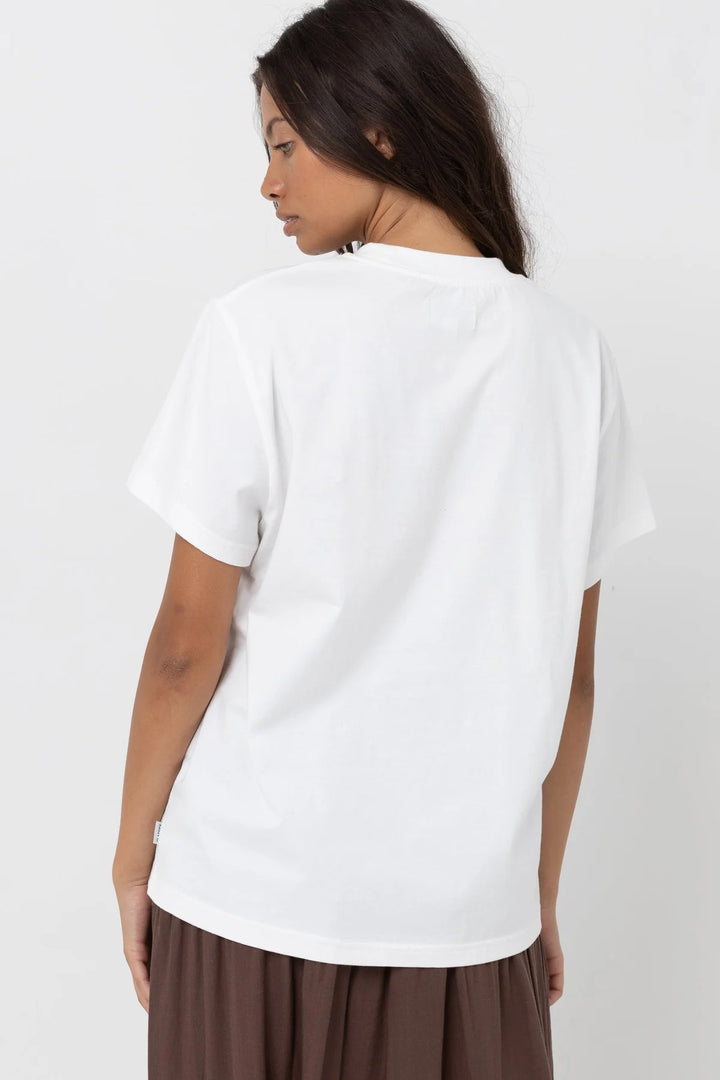 Classic Band Tee - White