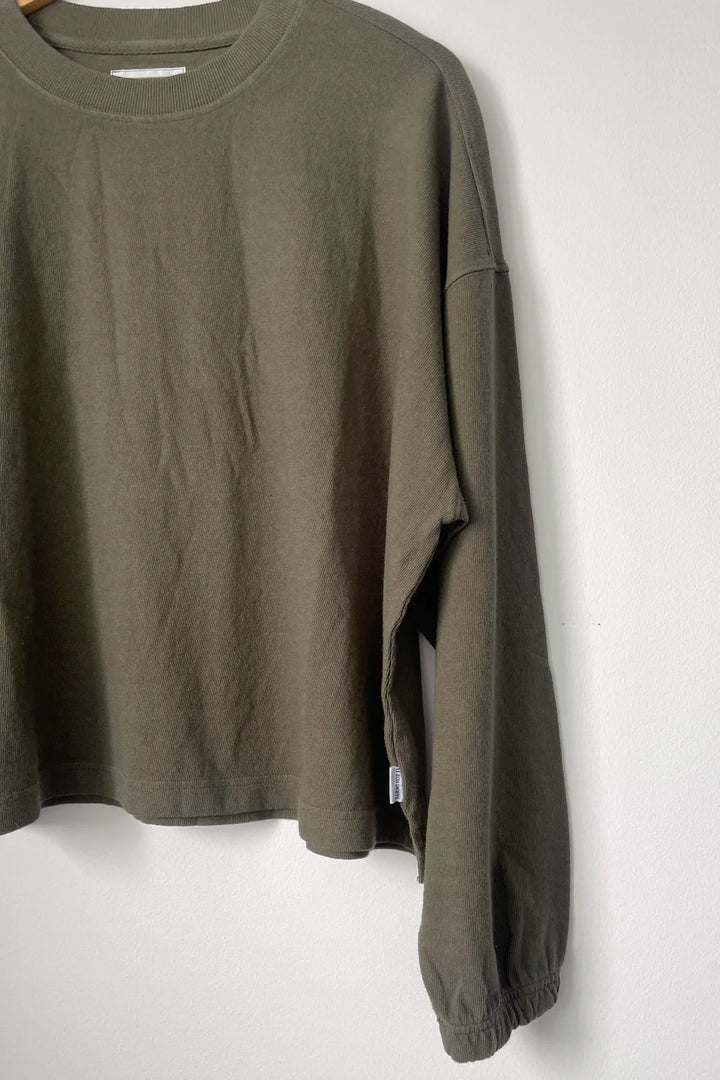 Naturelle Tee - Olive Green