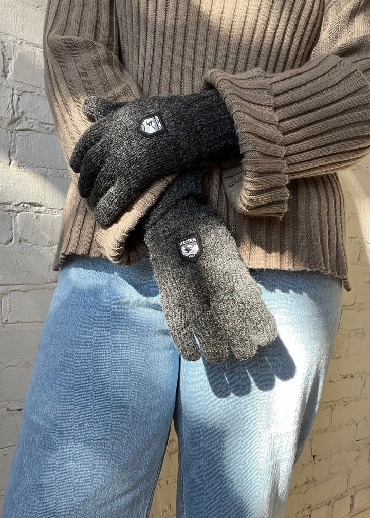 Basic Wool Gloves - Charcoal