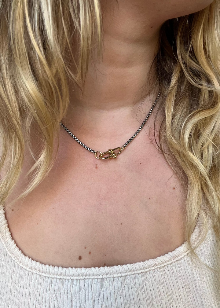 Nova Chain Necklace -Silver / Gold