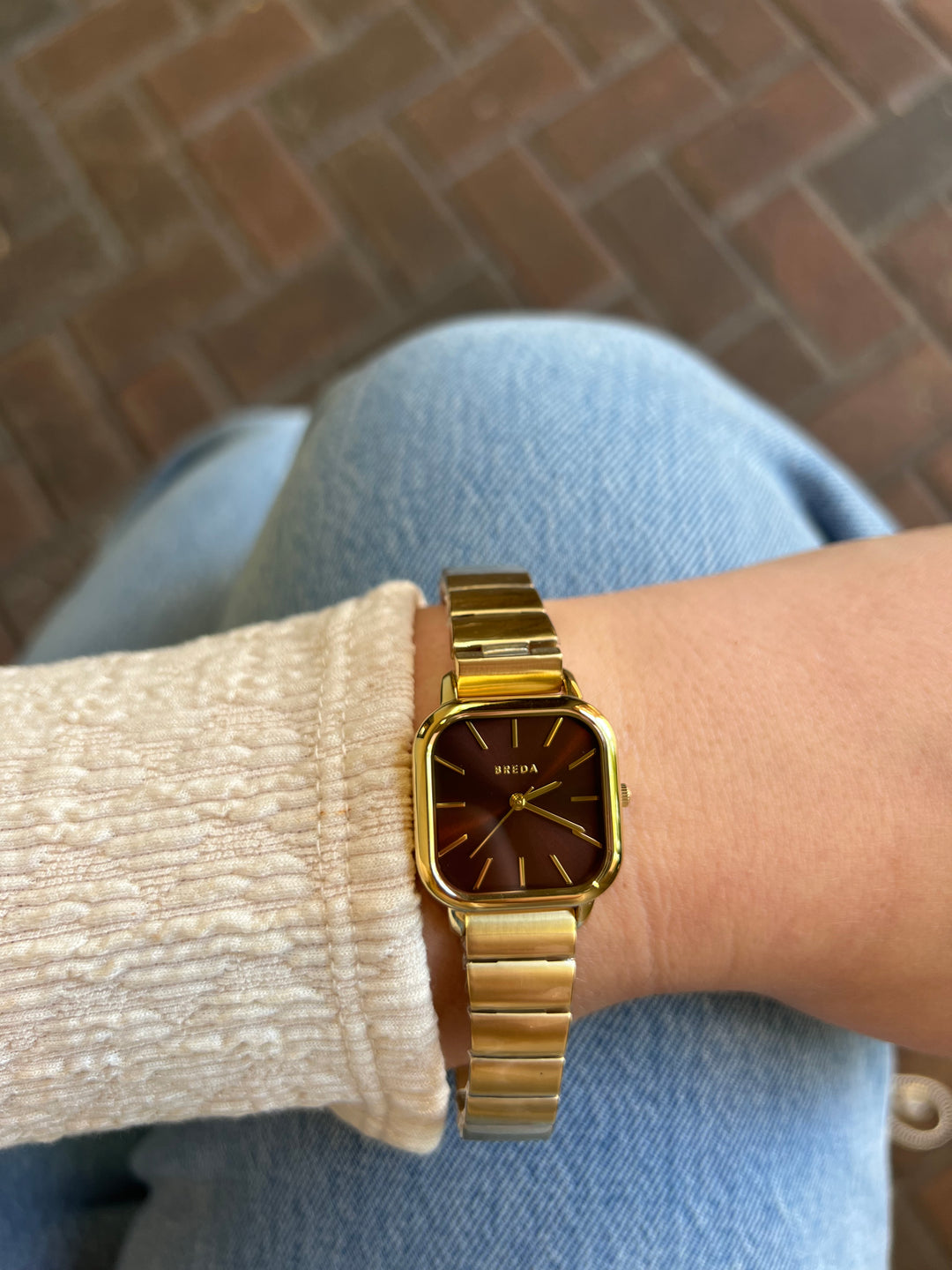 Esther Watch - Gold / Brown