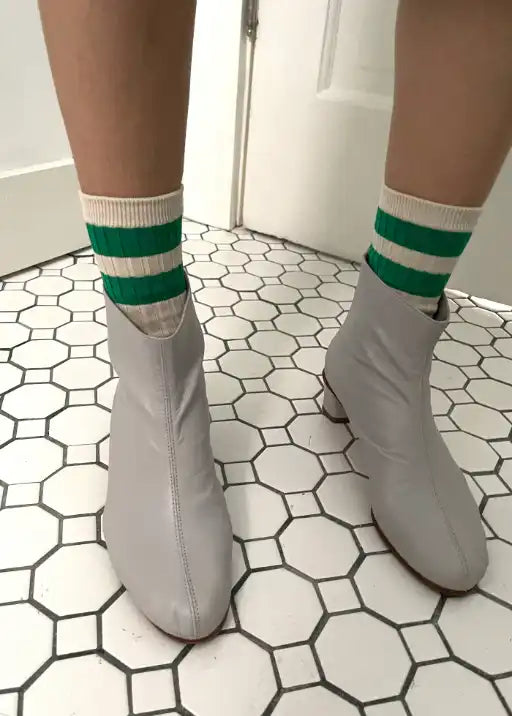 Her Varsity Socks - Green