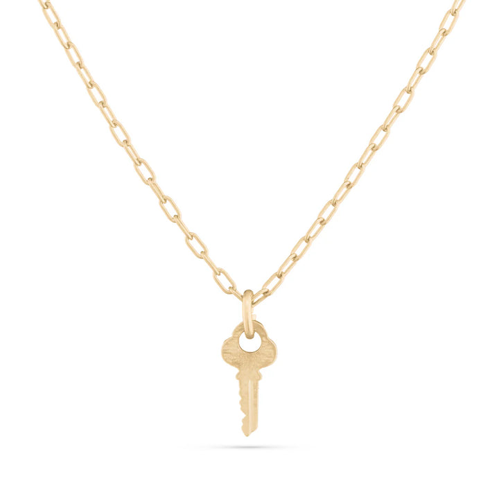 Key Necklace - Gold