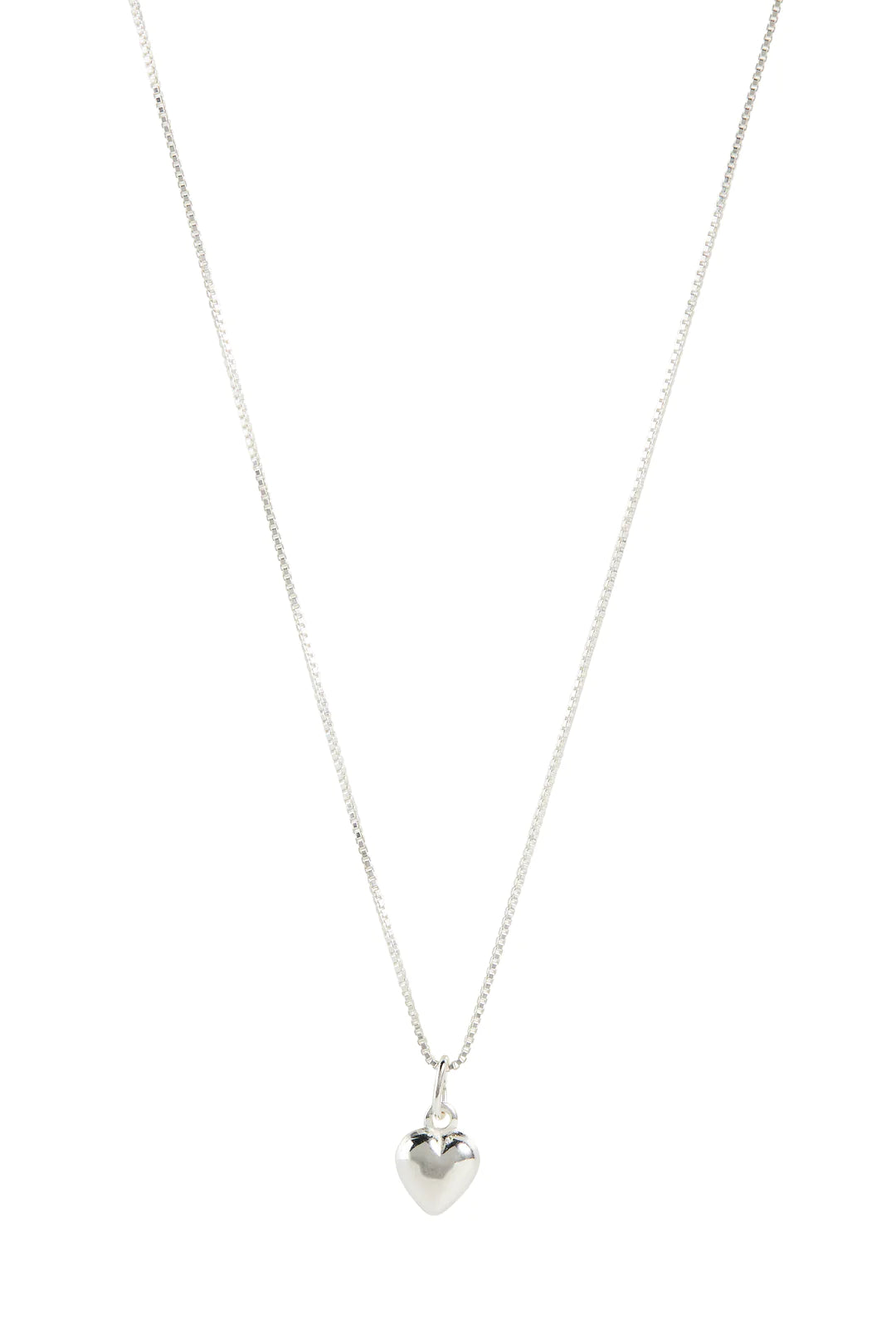 Florence Heart Necklace - Silver