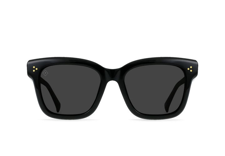 Breya Sunglasses - Recycled Black/ Smoke Polarized