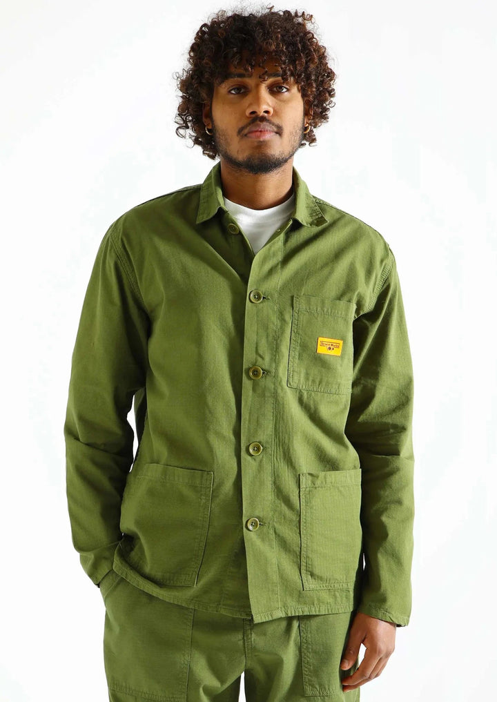 Ripstop Coverall Jacket - Pesto