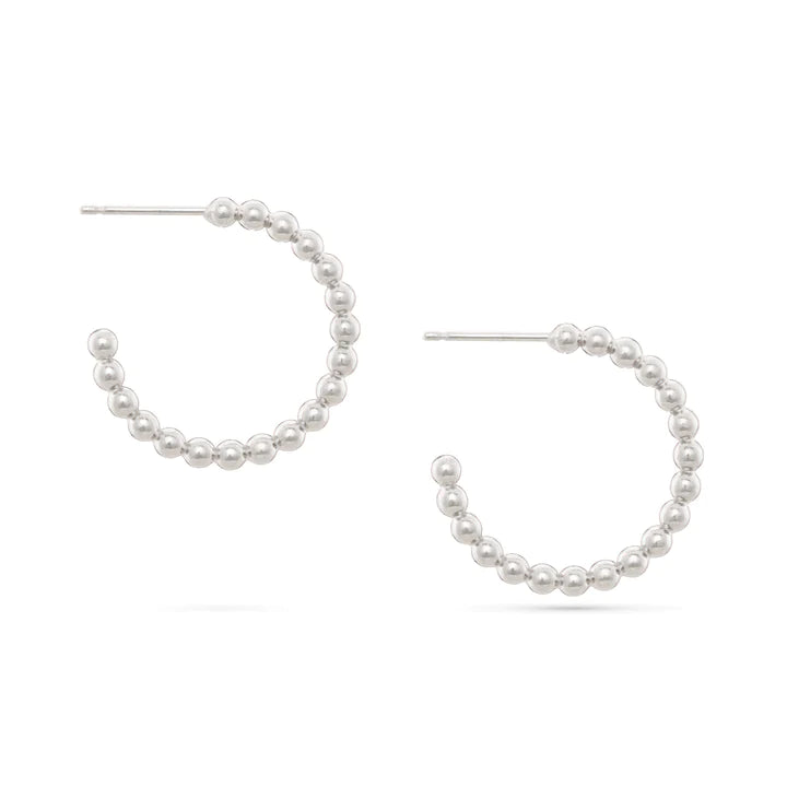 Vesper Hoops - Silver