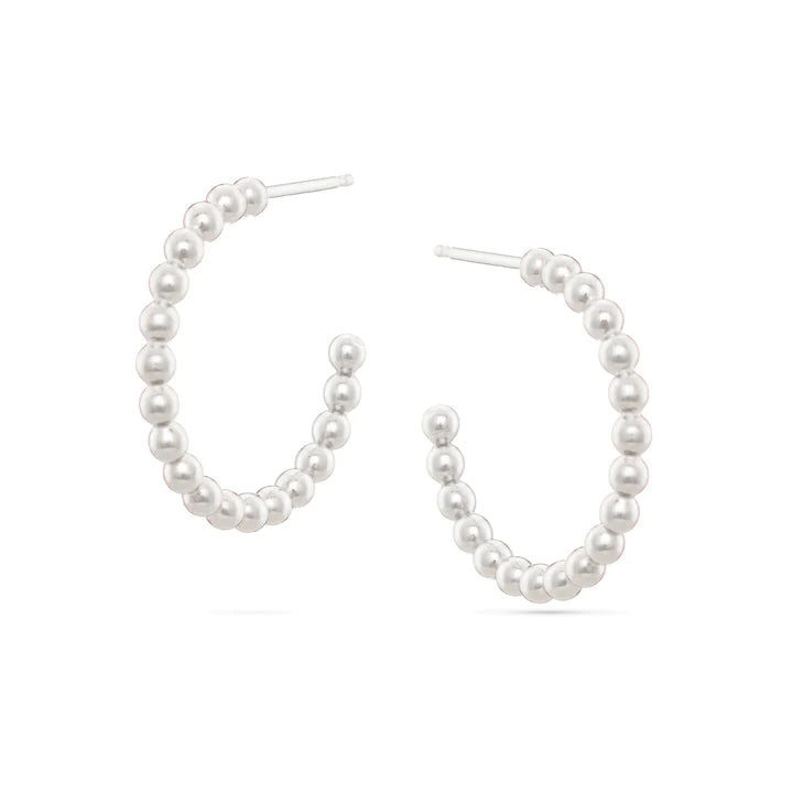 Vesper Hoops - Silver