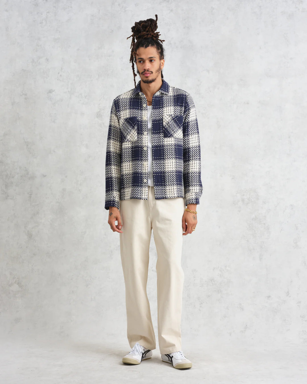 Whiting Overshirt - Marine Beatnik