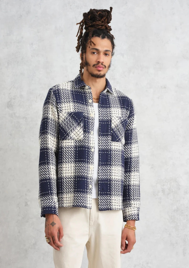 Whiting Overshirt - Marine Beatnik