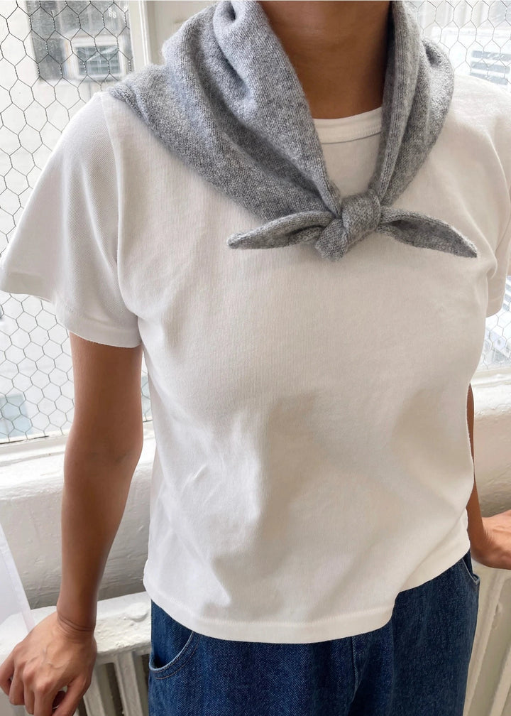 Cashmere Bandana - Heather Grey