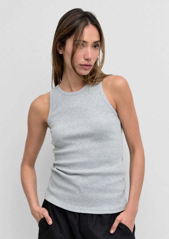 Ivette Top - Heather Grey