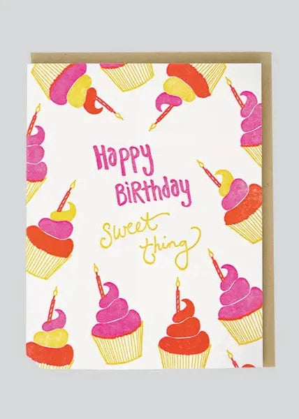 Cupcake Birthday Card