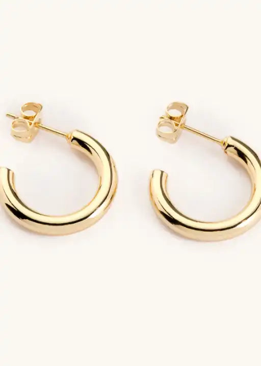 Tessa Tube Hoops - Gold