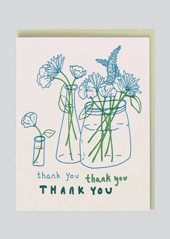 Thank You Flowers Card