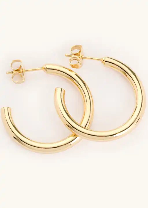 Tessa Tube Hoops - Gold