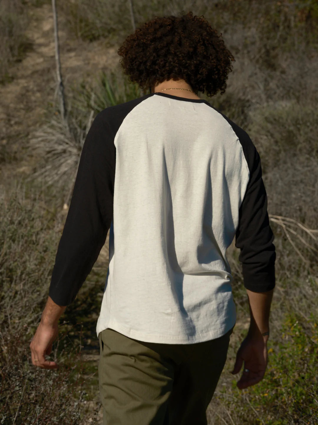 Hemp Baseball tee - Black