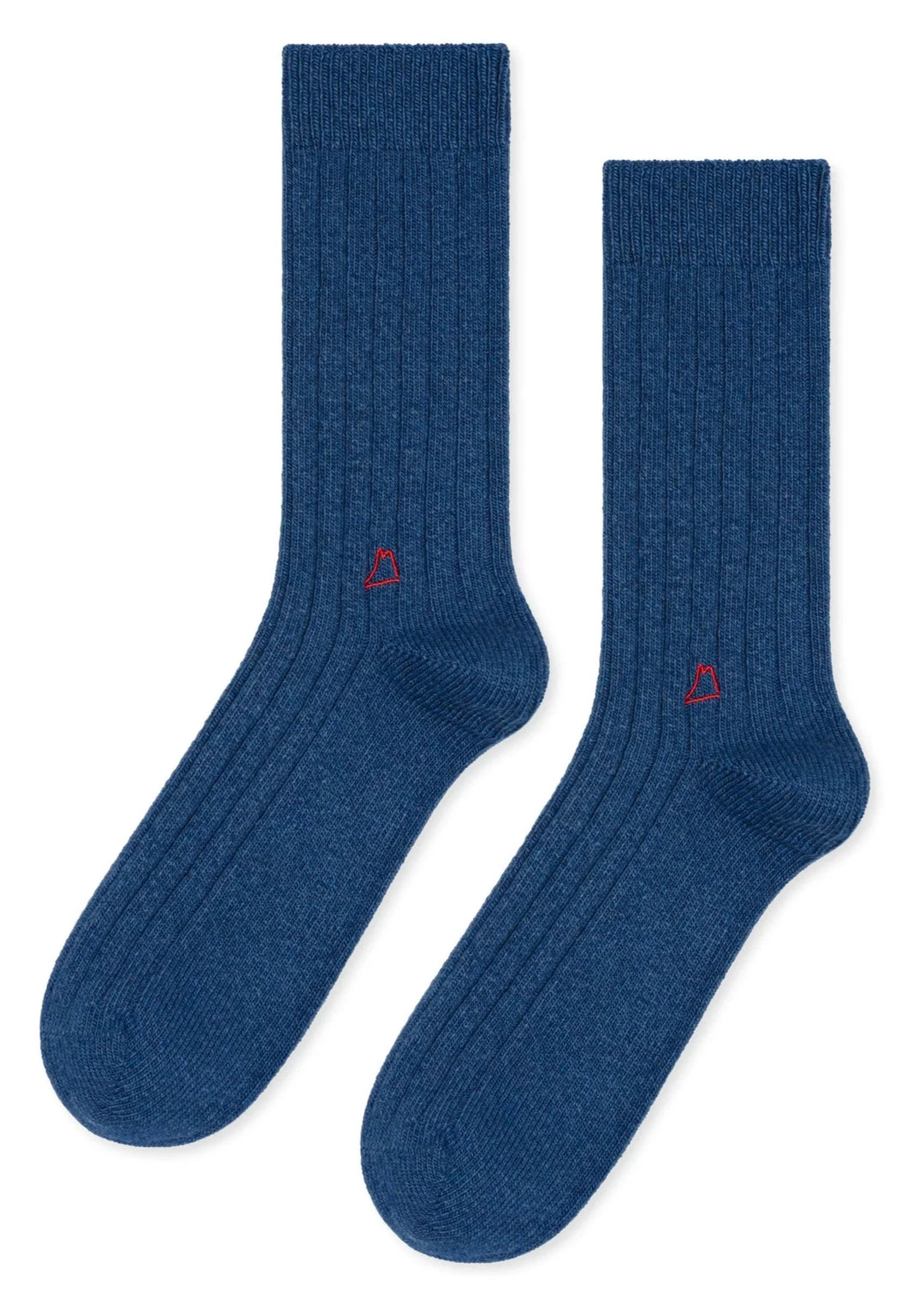 Roma Cashmere Socks - Indigo