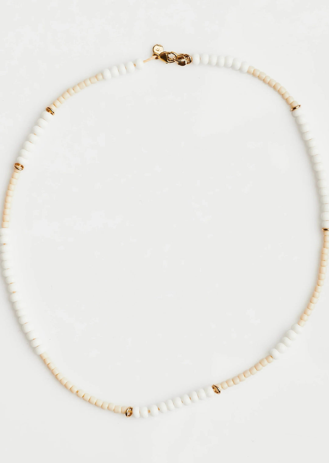 Powder Necklace - White