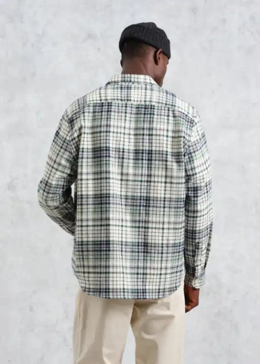 Shelly Flannel Shirt - Navy/ Green