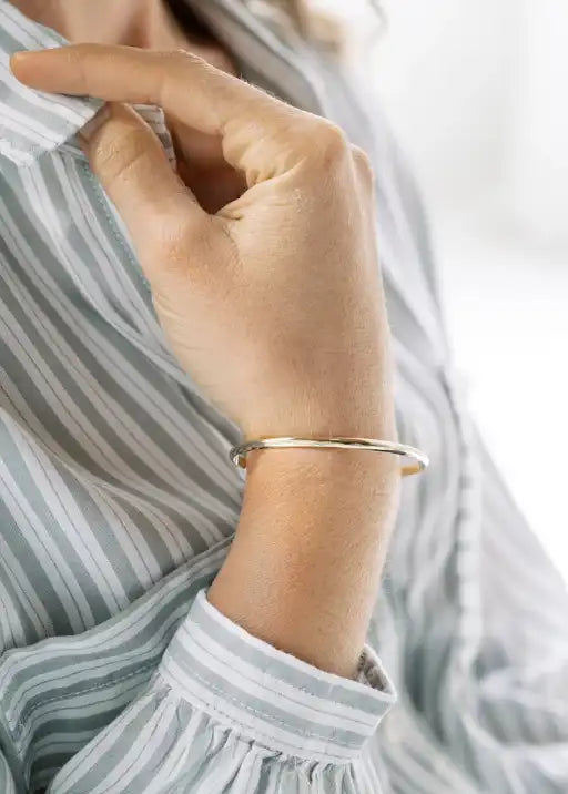 Thin Theo Cuff - Gold