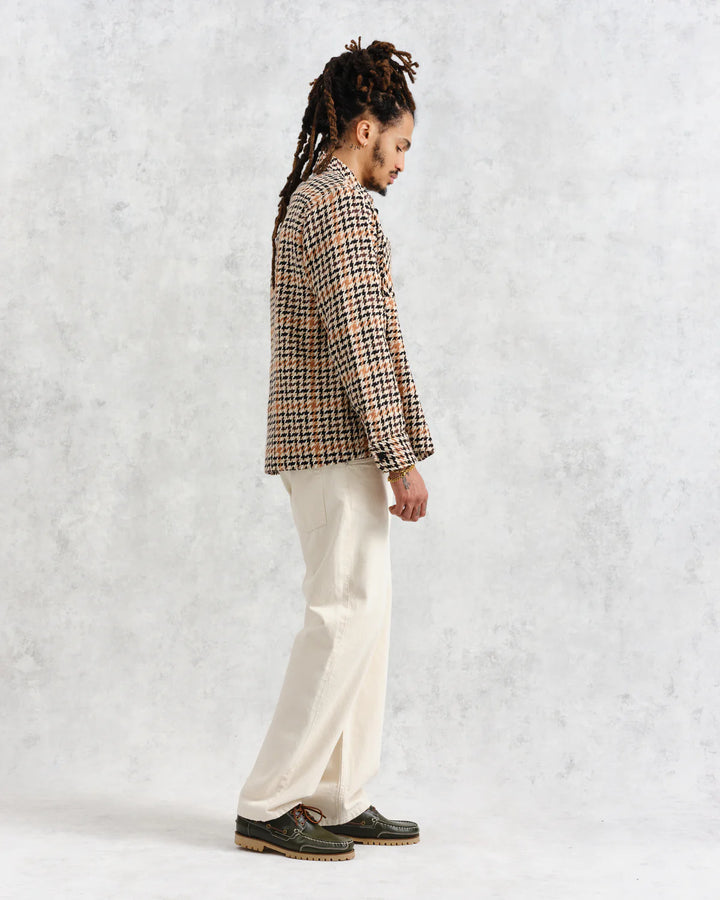 Whiting Overshirt - Houndstooth Weave