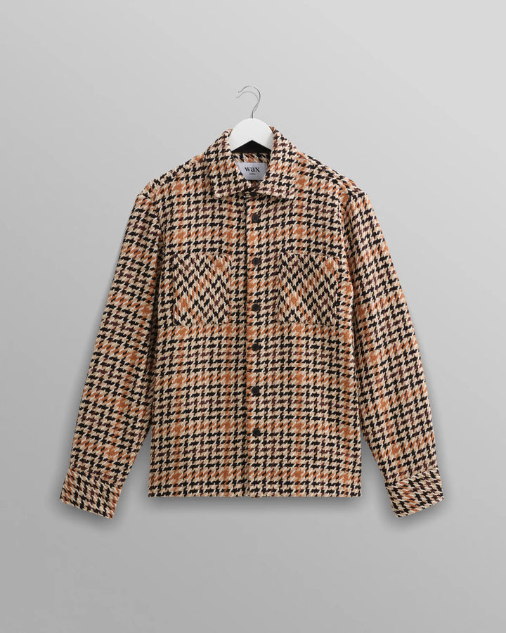 Whiting Overshirt - Houndstooth Weave